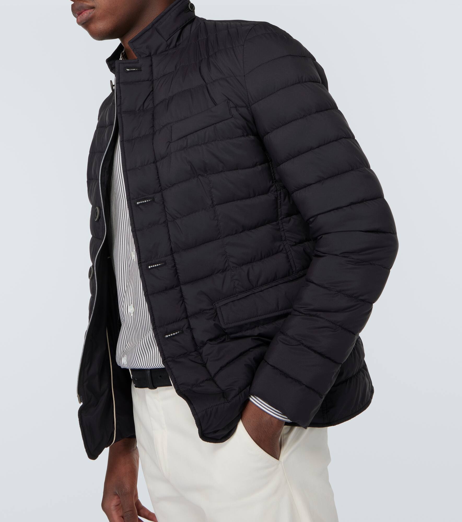 Quilted puffer jacket - 5