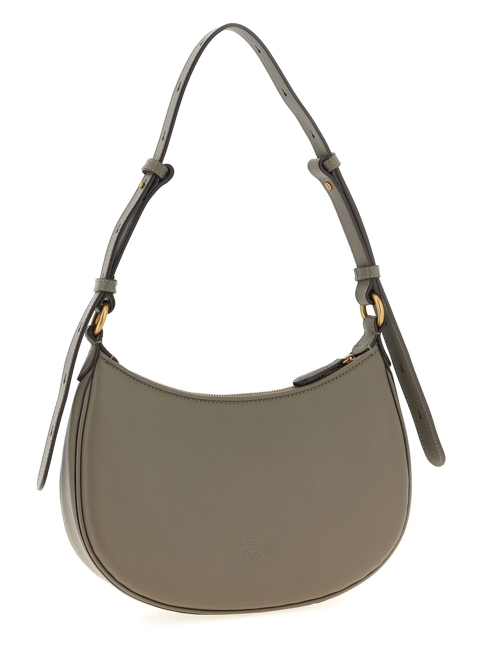 Half Moon Mini Shoulder Bags Beige - 2