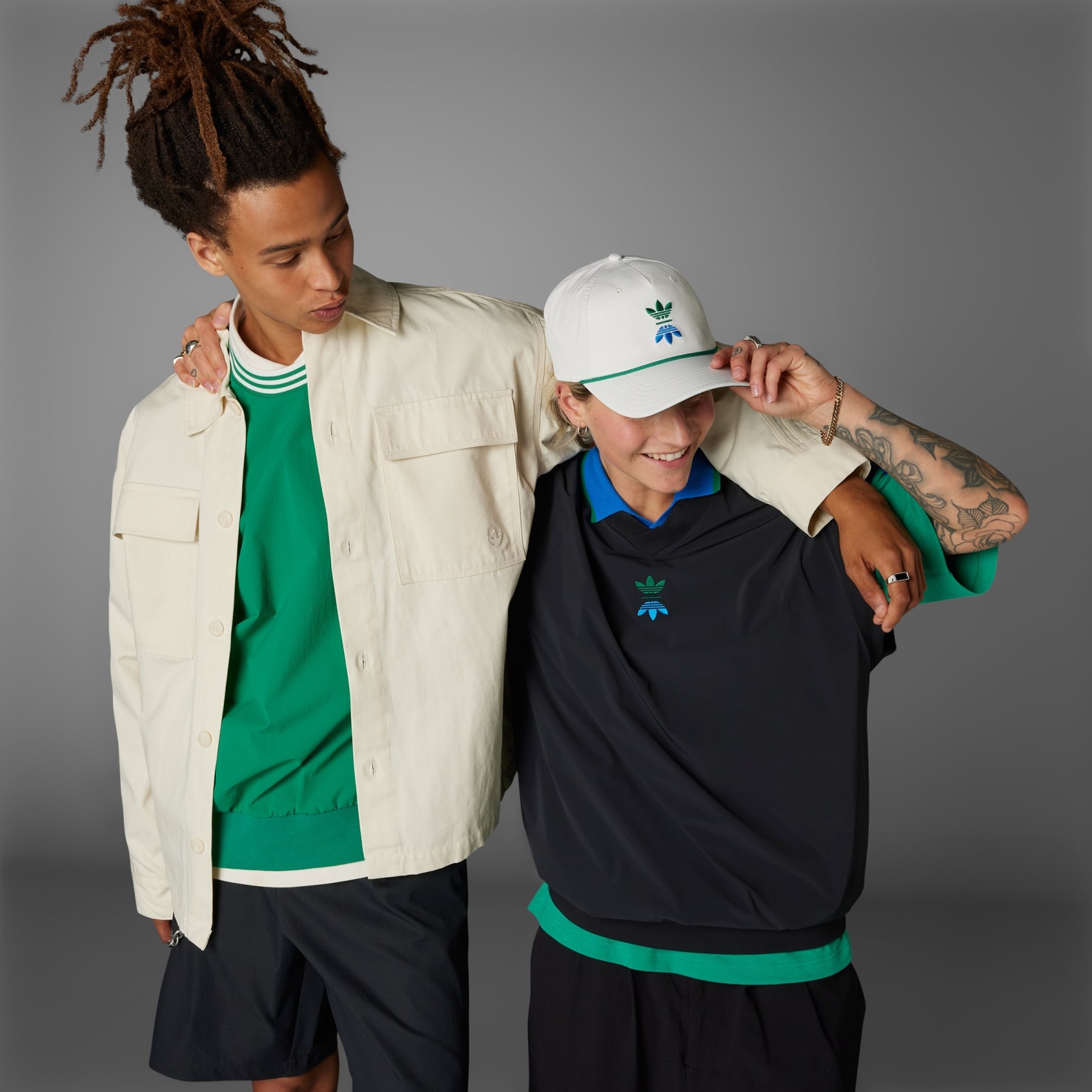 adidas Rolling Links Crewneck Sweatshirt | REVERSIBLE