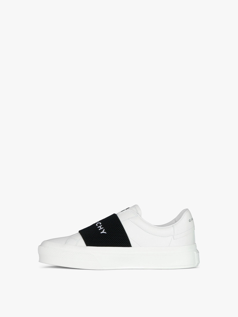 Givenchy CITY SPORT SNEAKERS IN LEATHER WITH GIVENCHY STRAP outlook