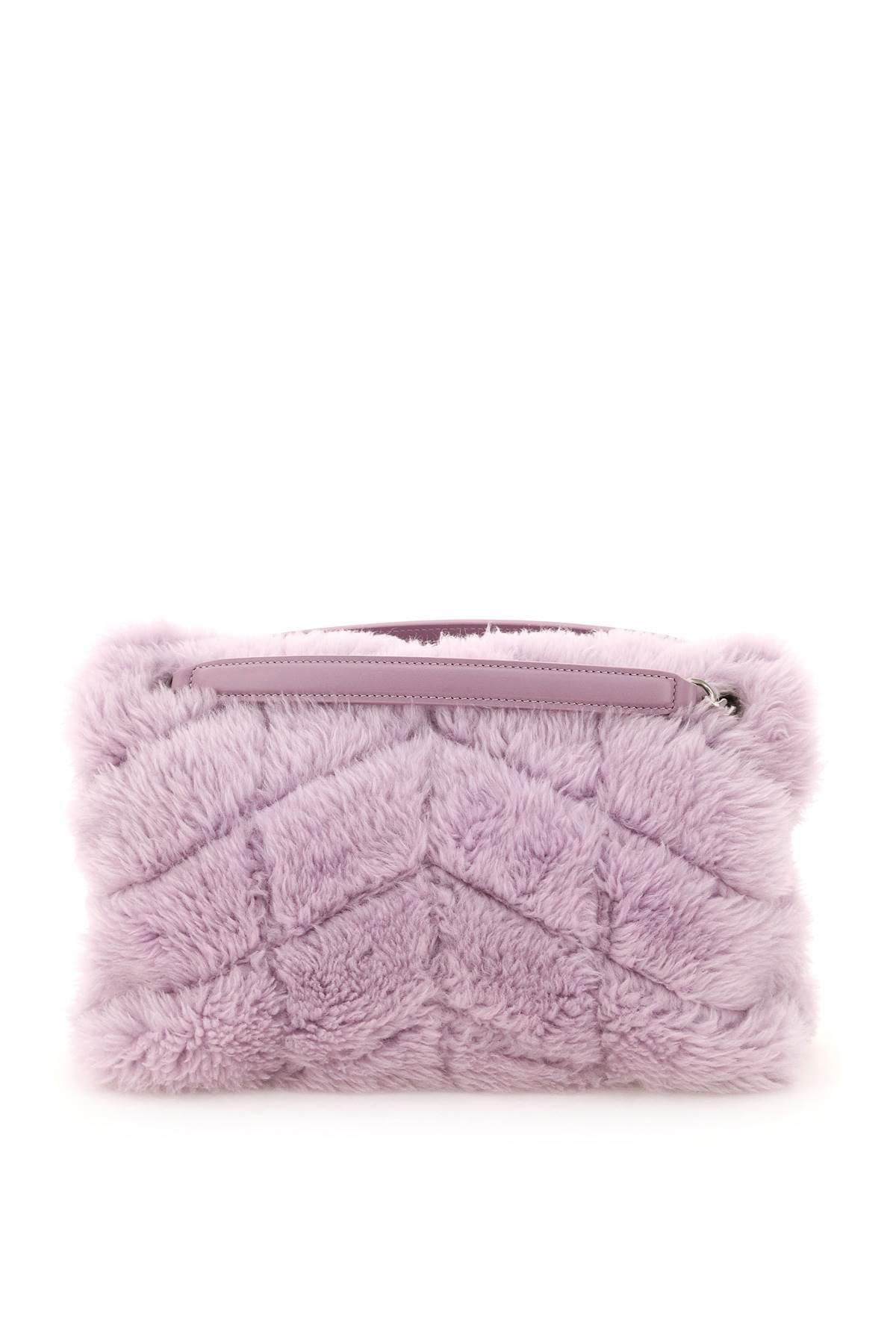 SHEARLING SMALL PUFFER BAG - 3