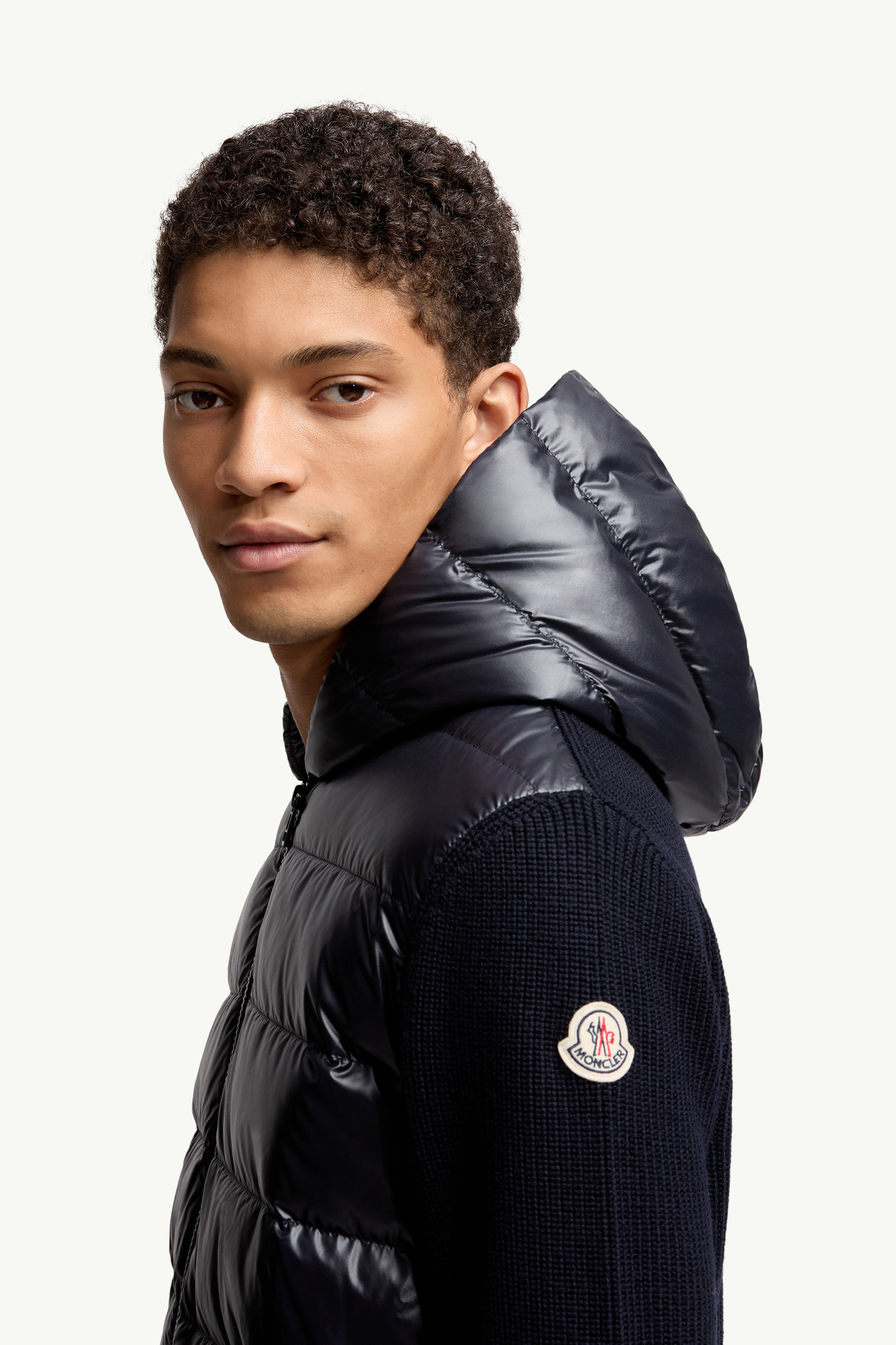 Padded Wool Zip-Up Hoodie - 4