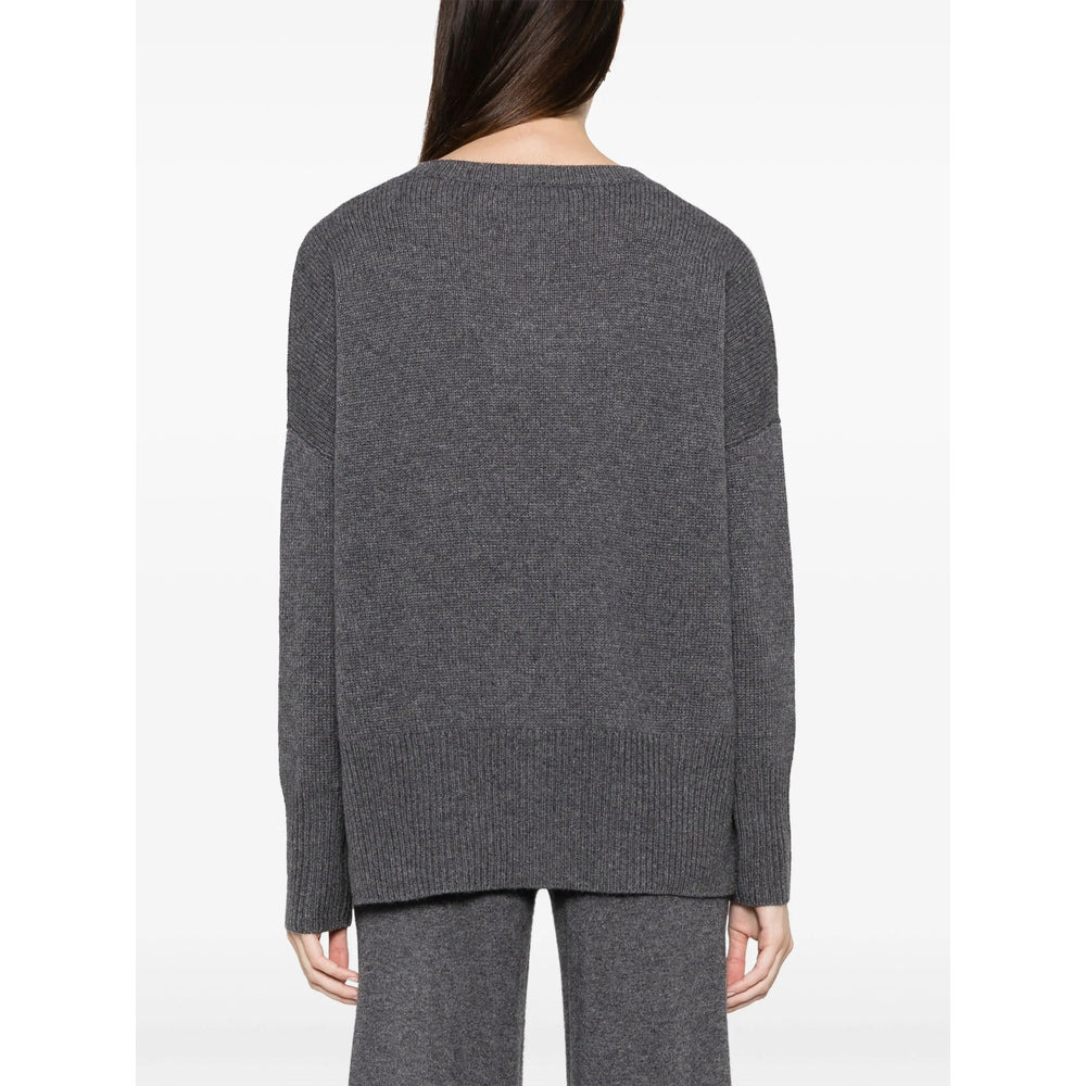 Lisa Yang Grey Knitwear - Jumpers Women - 3