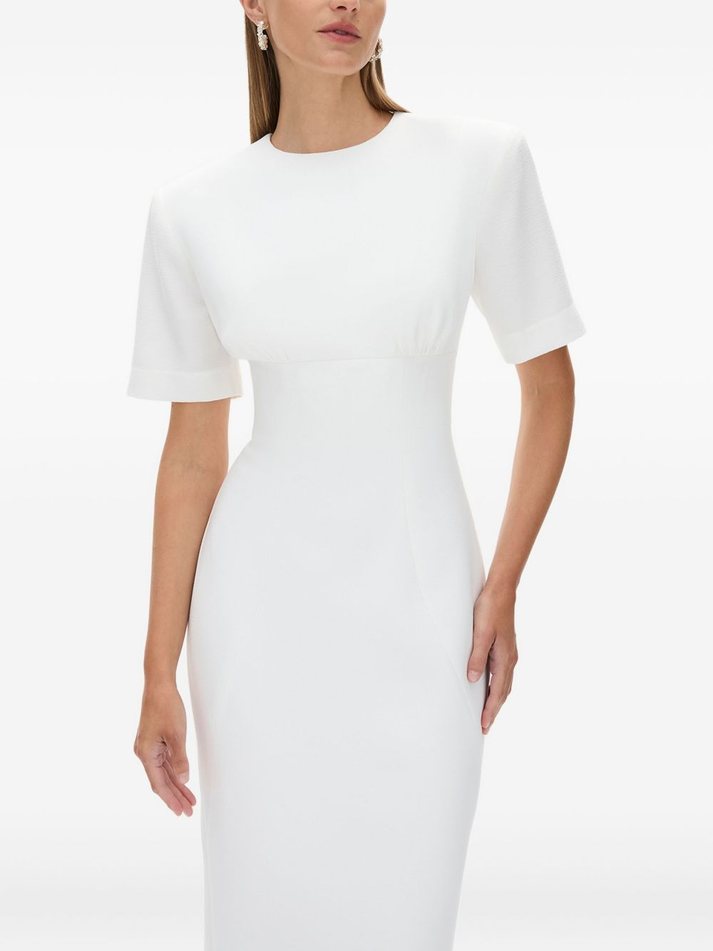 Dover short-sleeves midi dress - 5