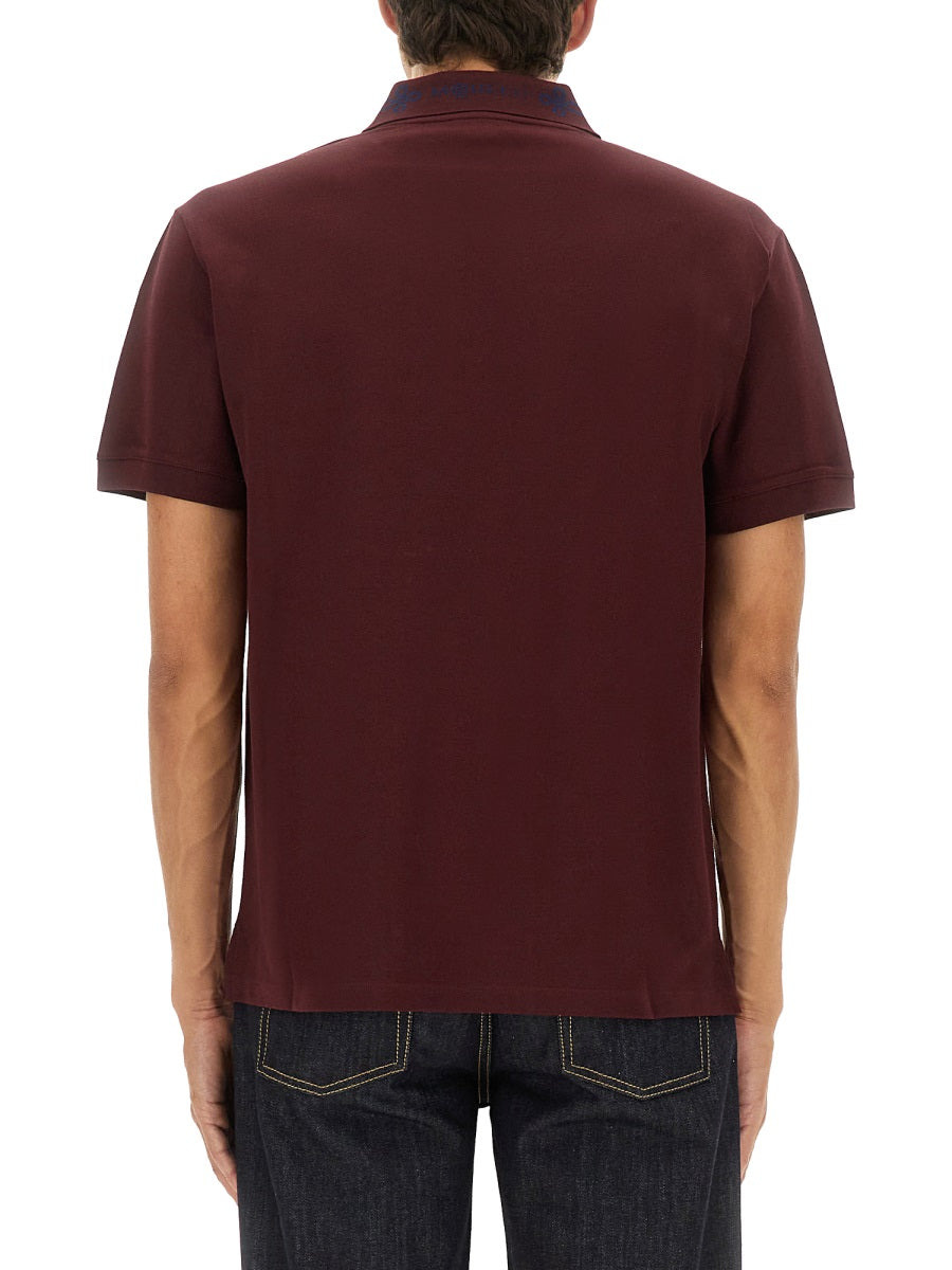 Polo Shirt With Logo On The Collar - 3
