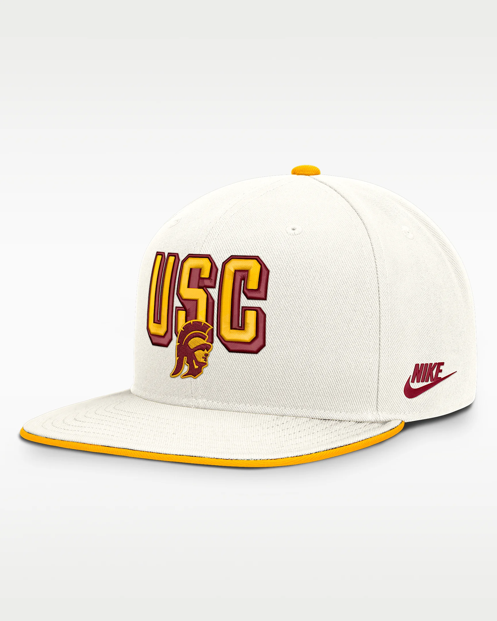 USC Legacy Letter & Mascot Pro Men's Nike Dri-FIT College Adjustable Hat - 1