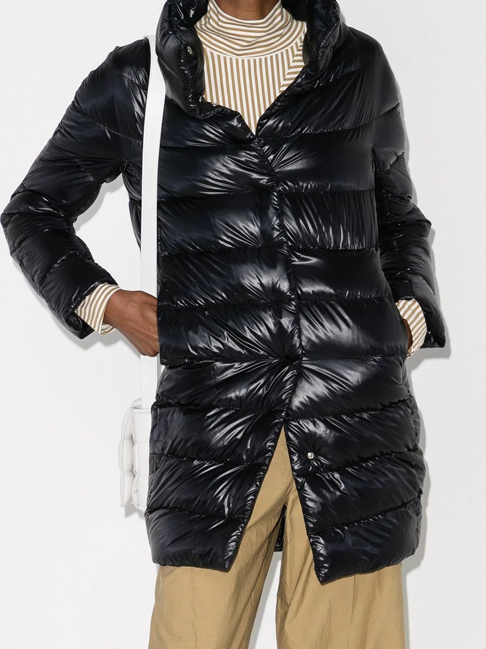 longline puffer jacket - 2