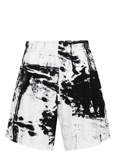 Alexander McQueen abstract-print swim shorts outlook
