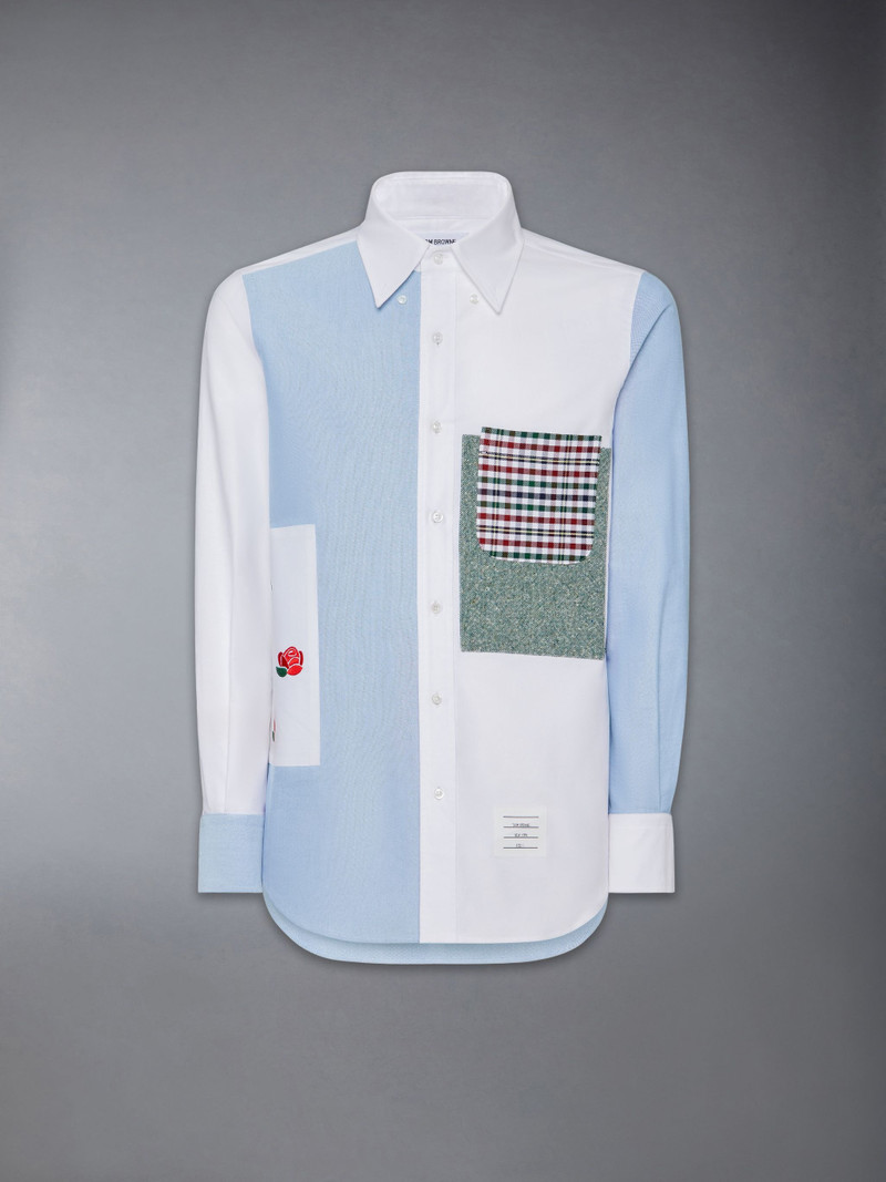 Oxford Rose and Raven Patch Shirt 7