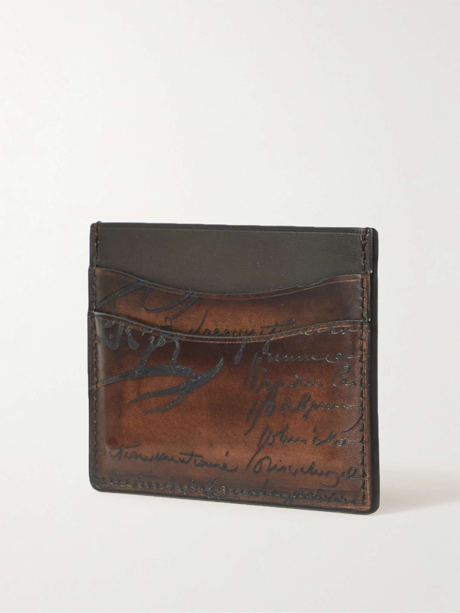 Scritto Leather Cardholder - 3