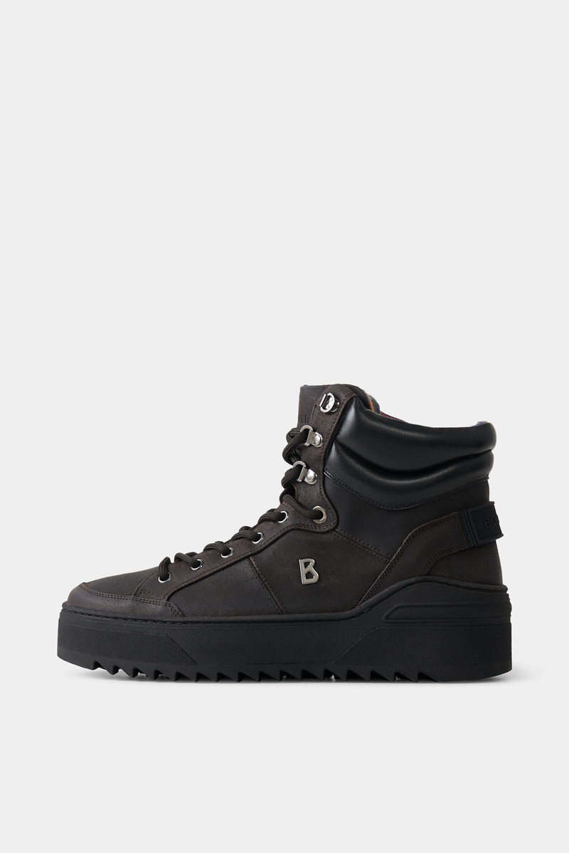 Bucharest high-top sneakers in Chocolate 1