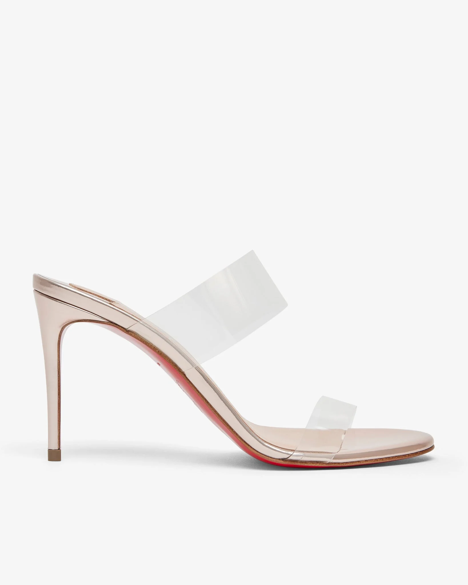 Just Nothing 85 metallic mules - 1