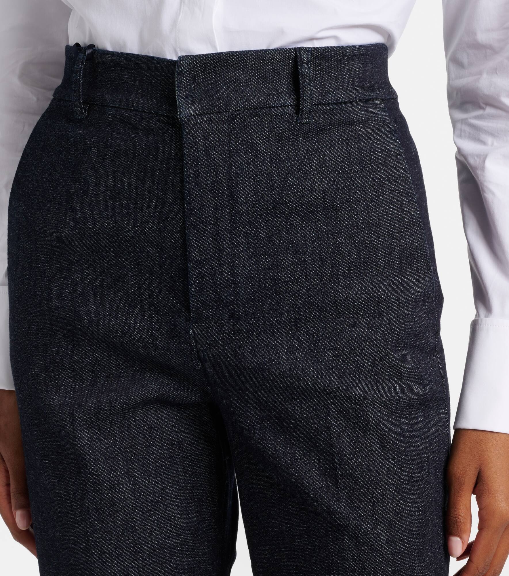 Fresis cropped high-rise straight jeans - 4