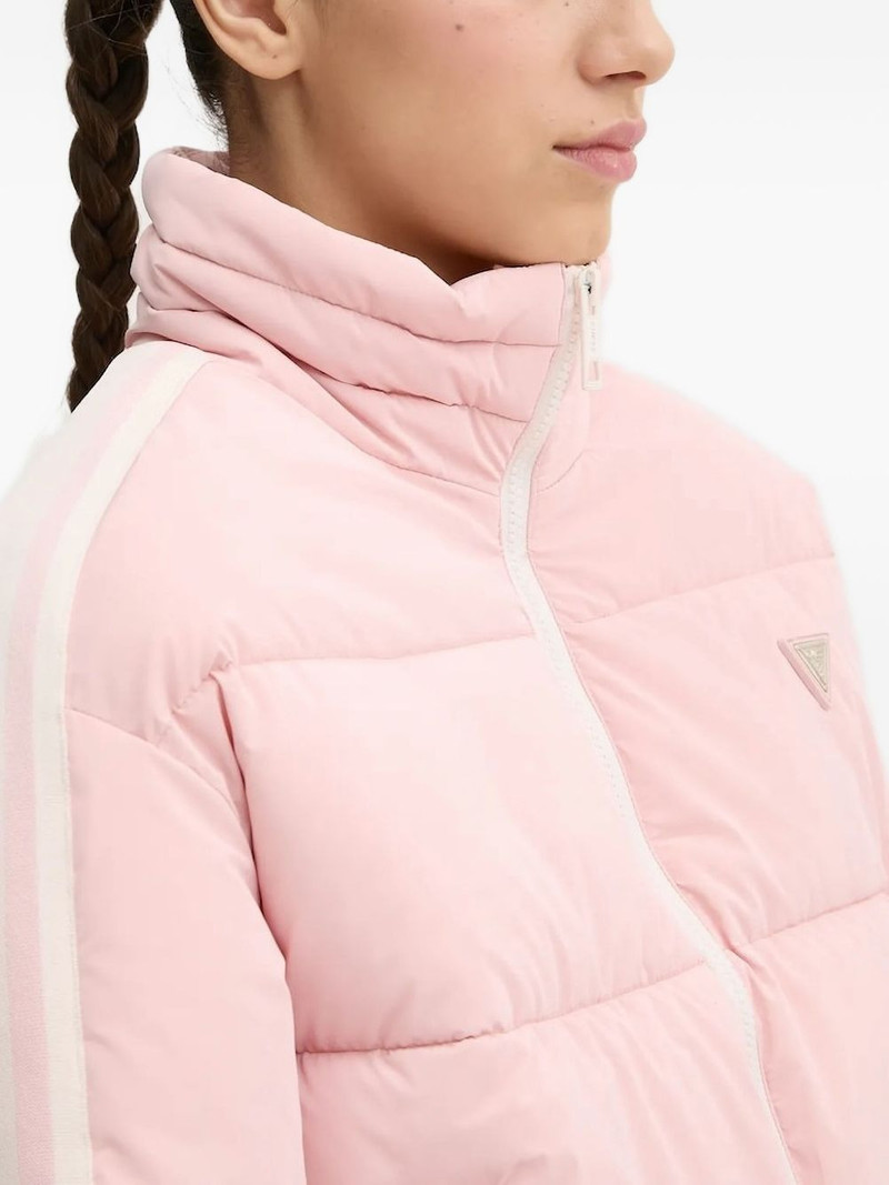 GUESS USA logo patch puffer jacket outlook