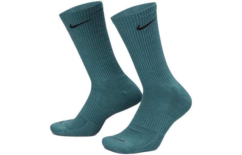 Nike Everyday Plus Cushioned Training Crew Socks (3 Pairs) 'White Red Green' FB9948-904 - 3