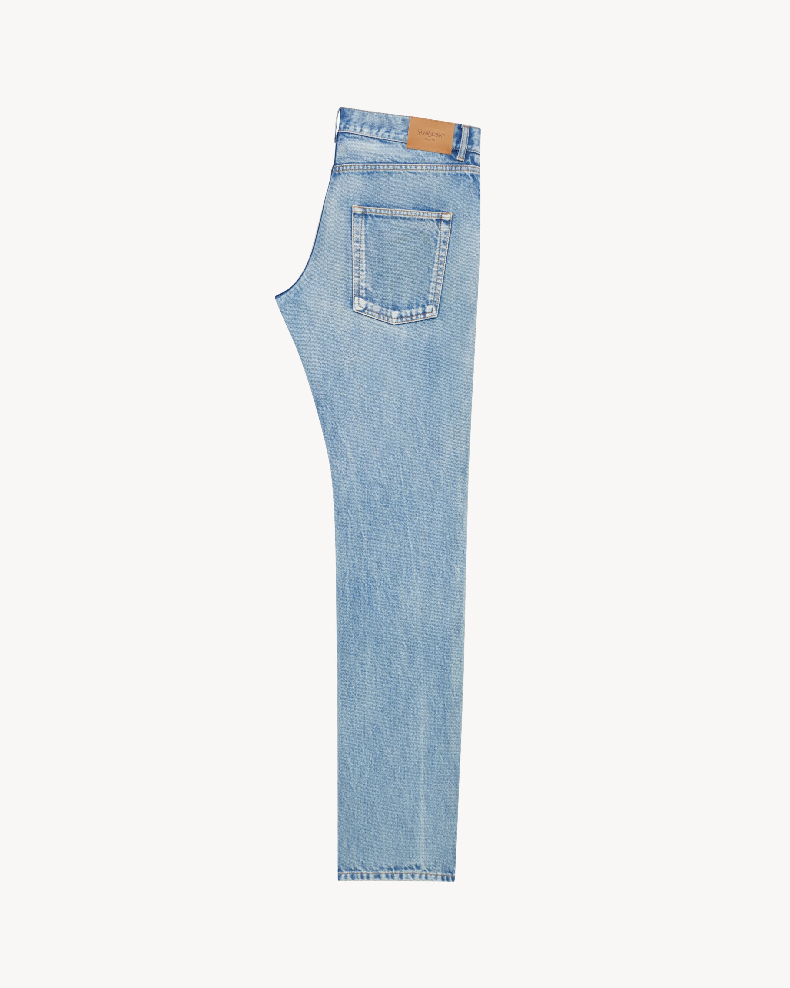 LOW-RISE JEANS IN BLUE BEAT DENIM - 2
