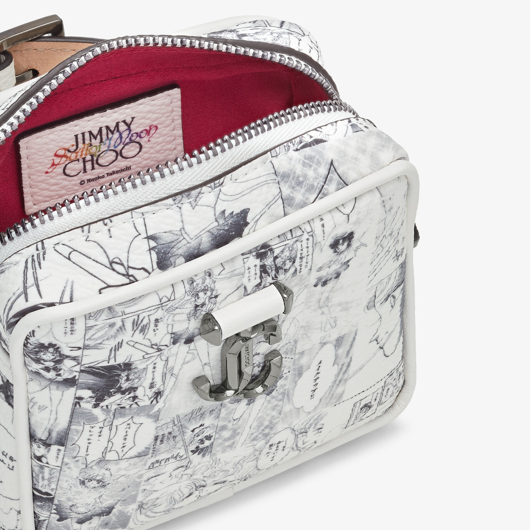 Collage Wrist Bag
Monochrome Manga Printed PU Leather Wrist Bag - 4