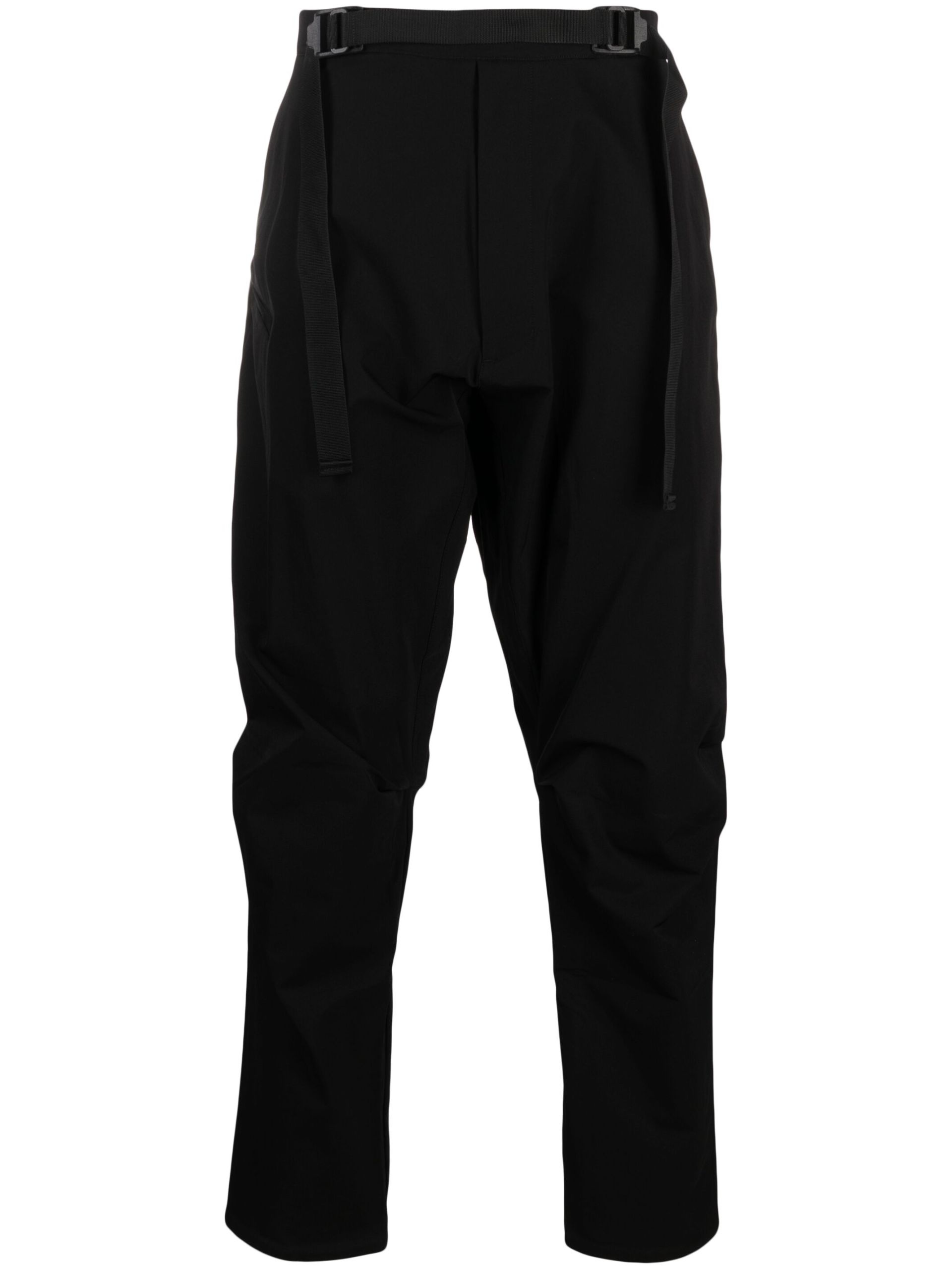 Black Schoeller Dryskin Drawcord Trousers - 1