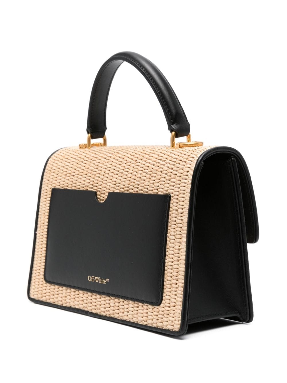 Jitney 1.4 raffia tote bag - 3