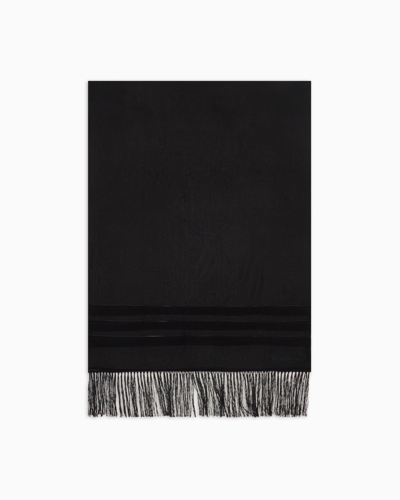 SILK GEORGETTE STOLE 1