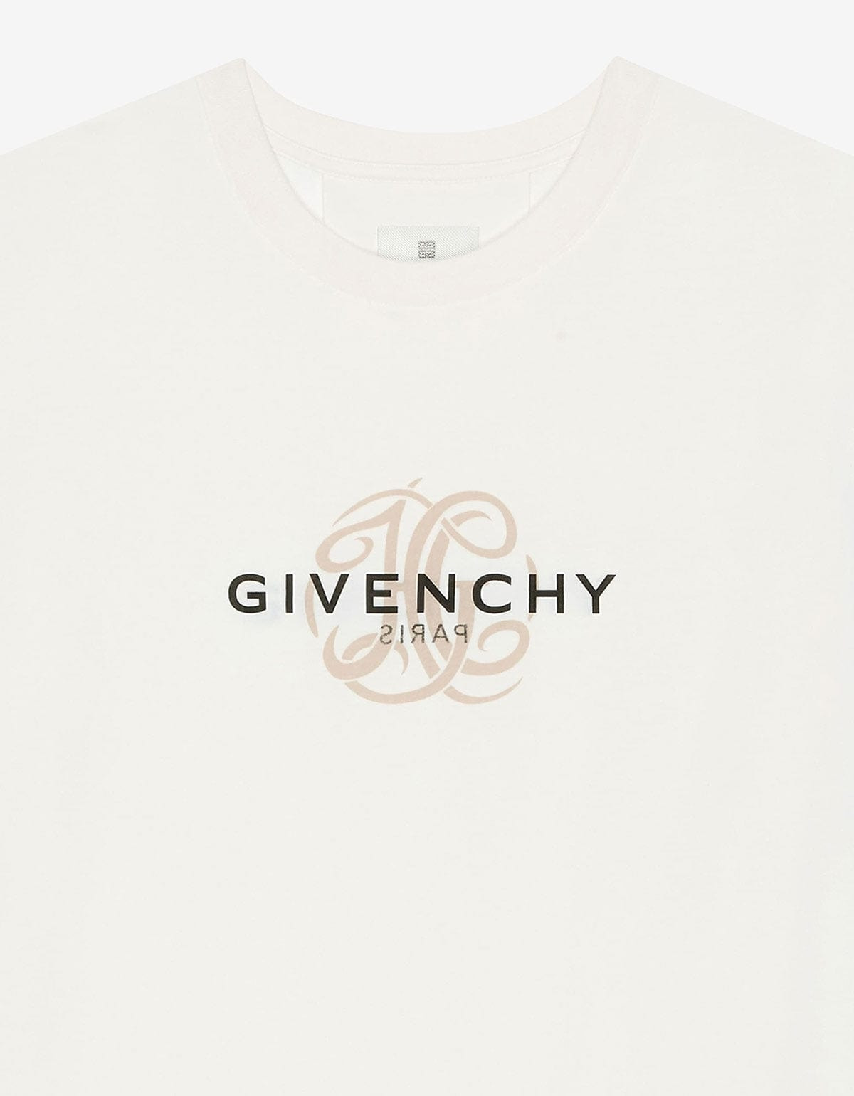 Givenchy White Reverse Logo T-Shirt - 4