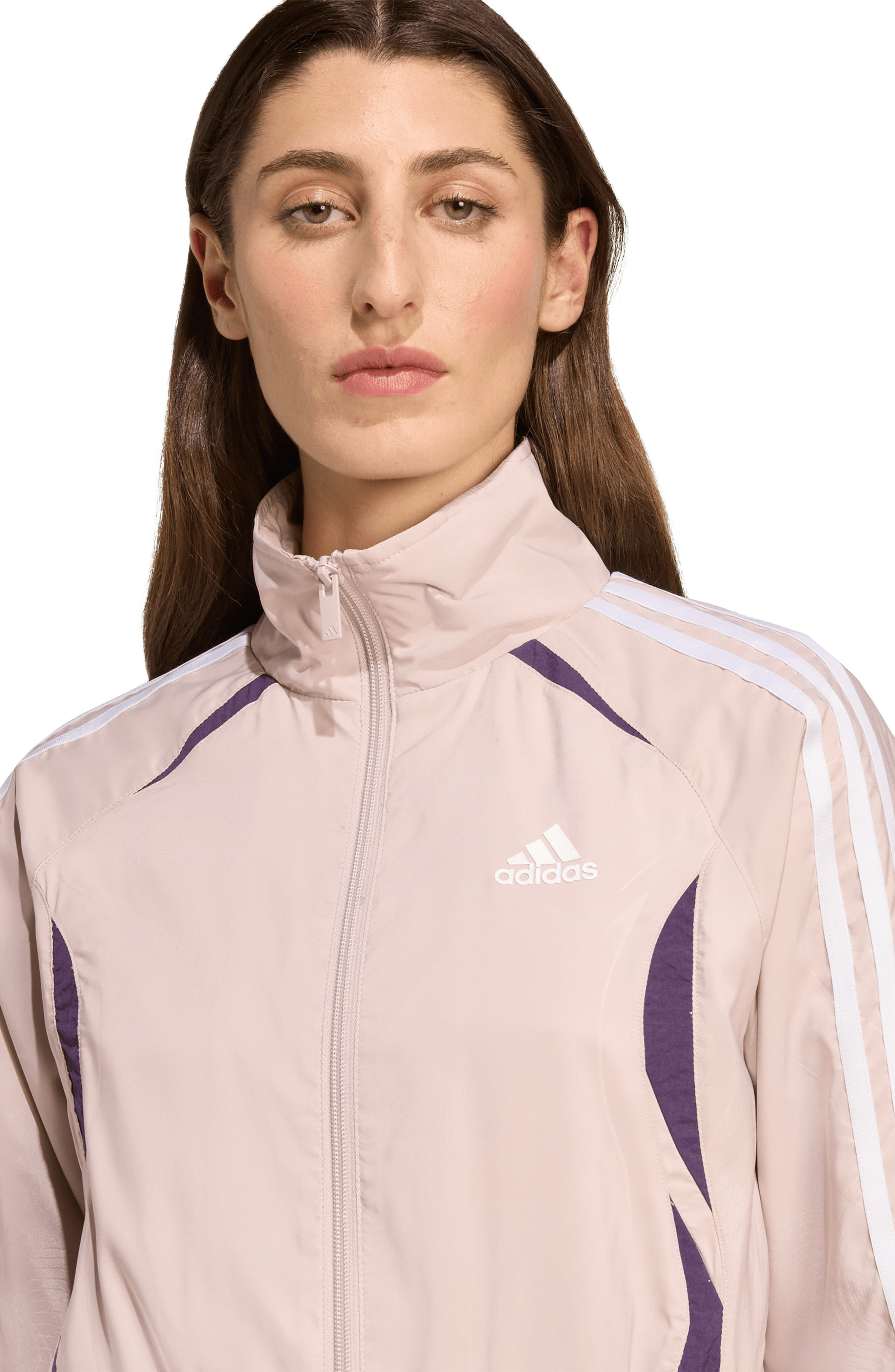adidas Adilenium Season 4 Teamgeist Slim Fit Track Top in New Rose at Nordstrom - 5