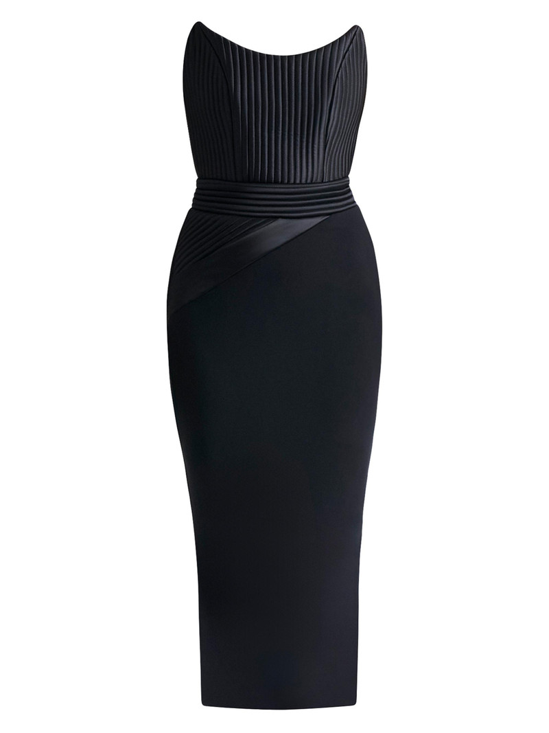 Women's Reine De Reinettes Midi-Dress - Black 1