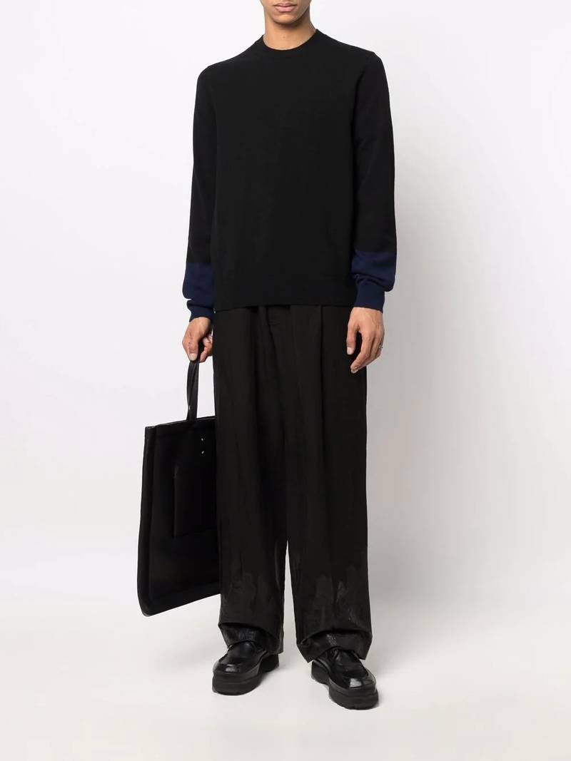Comme des Garçons SHIRT tonal wool jumper outlook