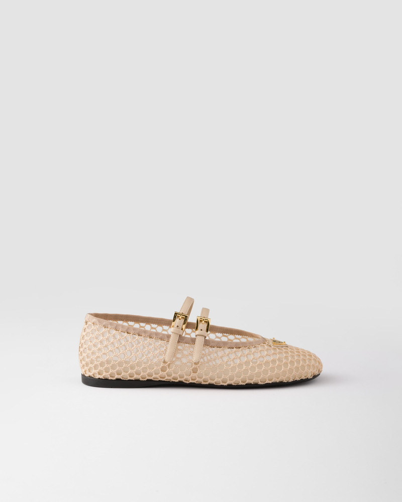Prada Mesh fabric ballerinas outlook