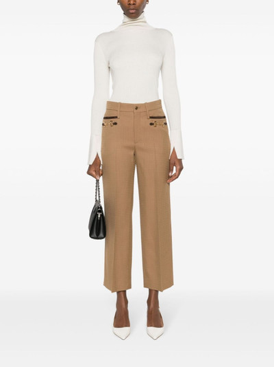 GUCCI Horsebit-detailed tailored trousers outlook