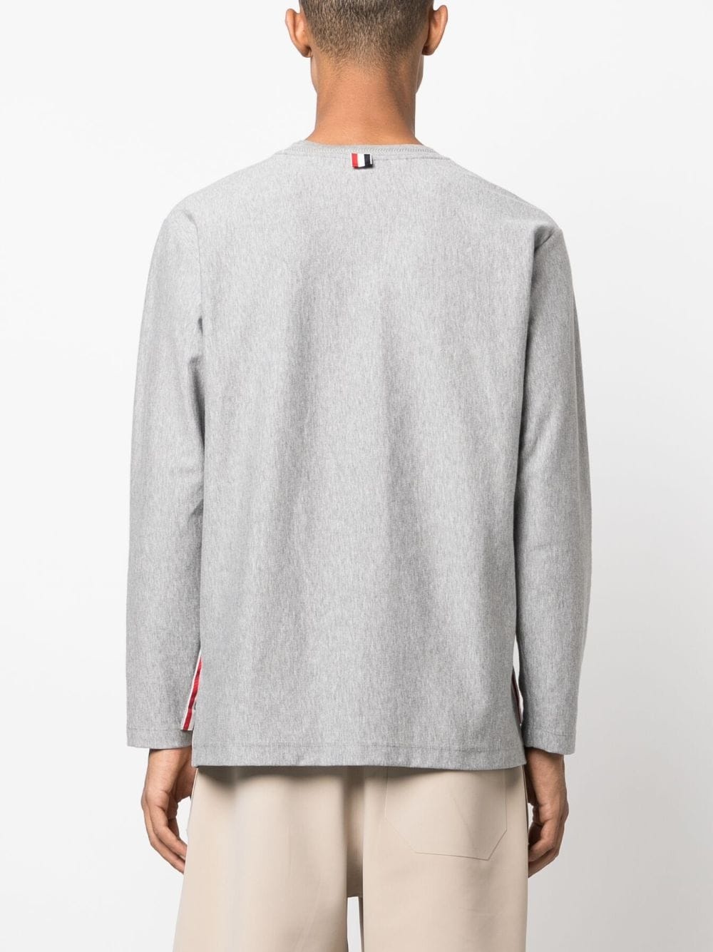 RWB stripe cotton T-shirt - 4