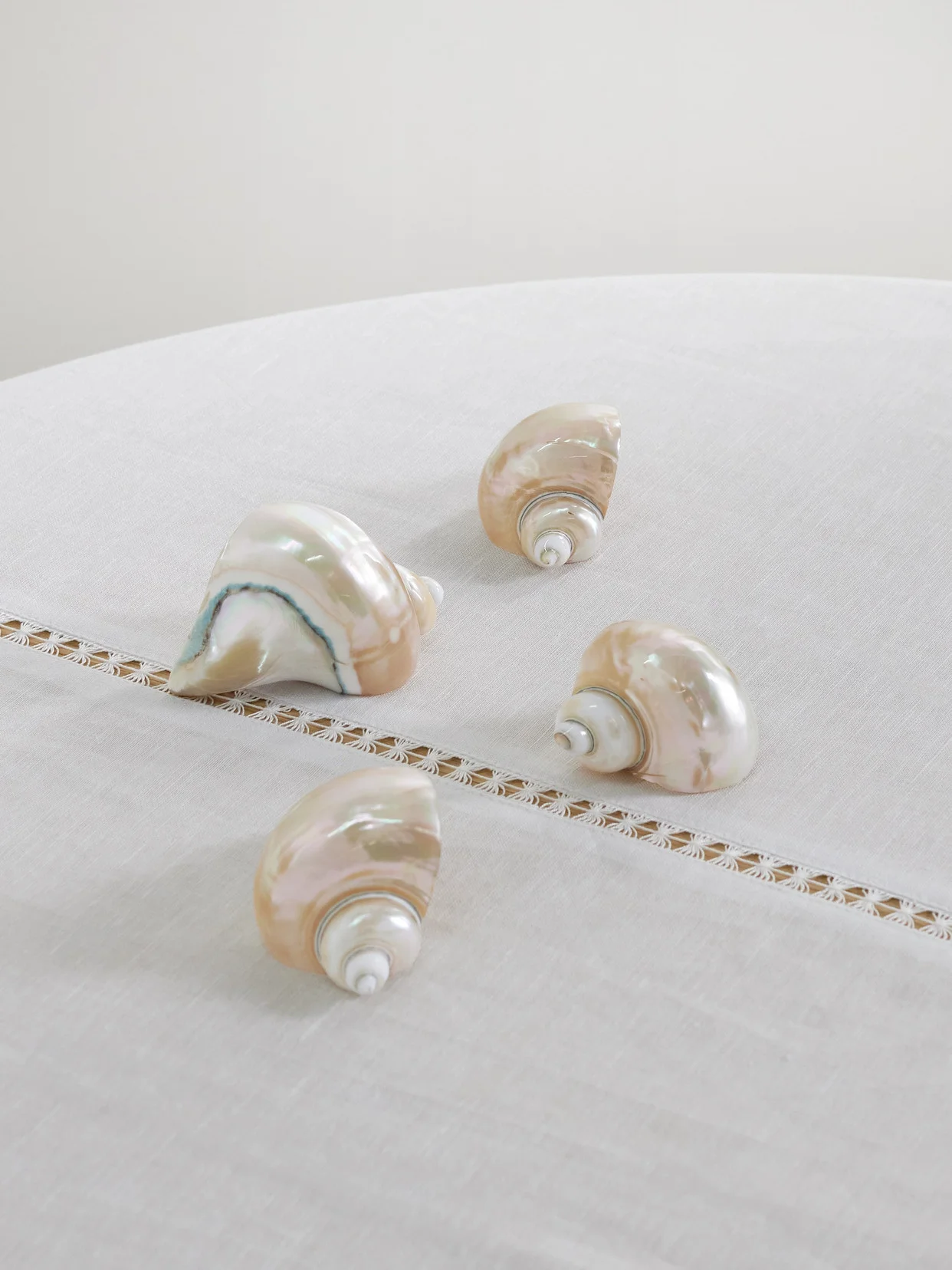 Set Of Four Mother-of-pearl Napkin Rings - 1