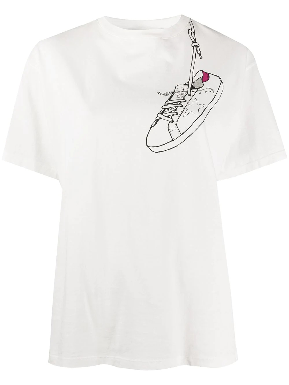 sneaker print cotton T-shirt - 1