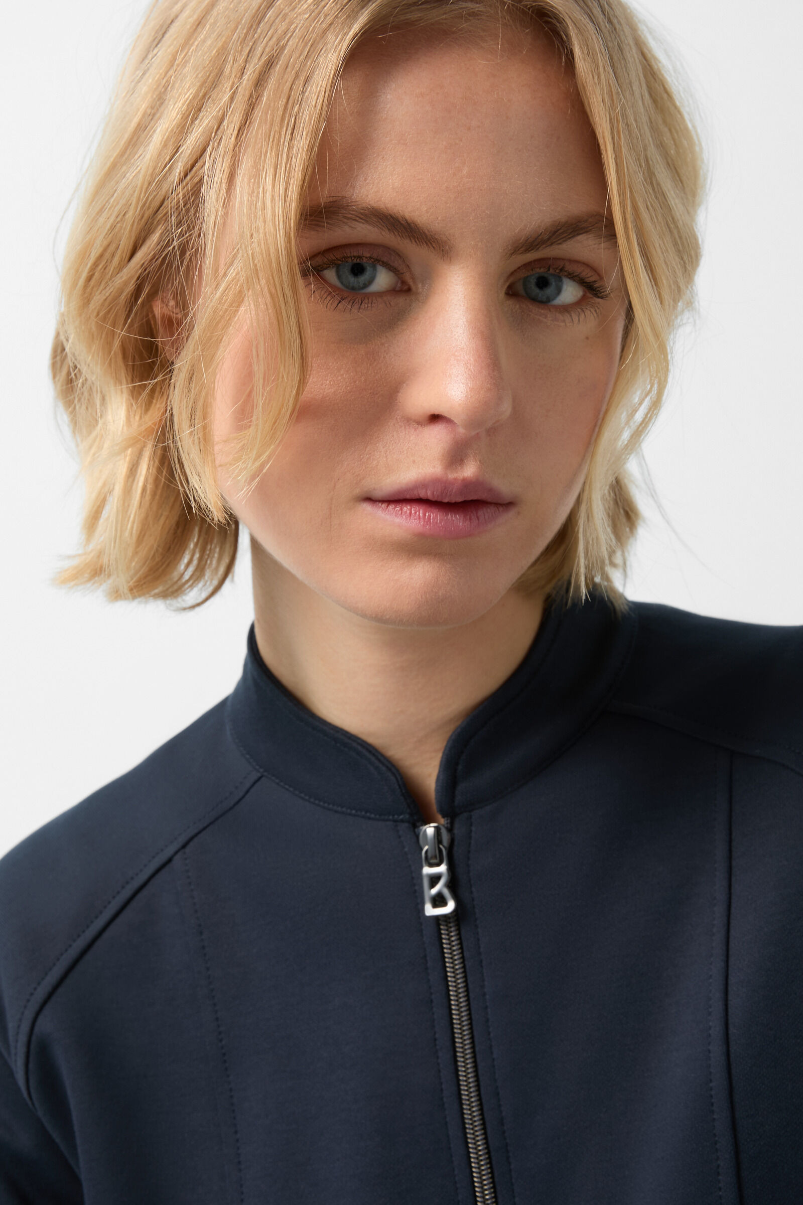Galina blouson jacket in Navy blue - 6