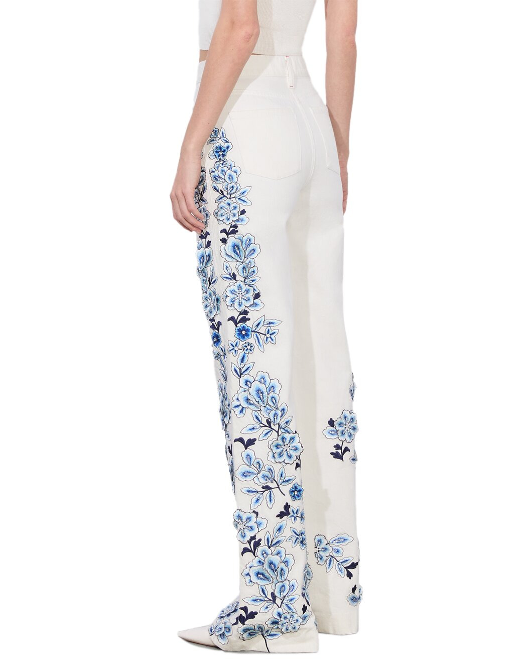 alice + olivia Weezy Full Length Jean - 2