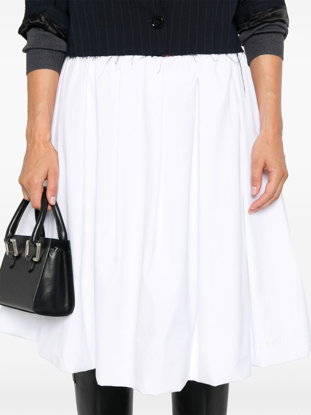 poplin midi skirt - 5