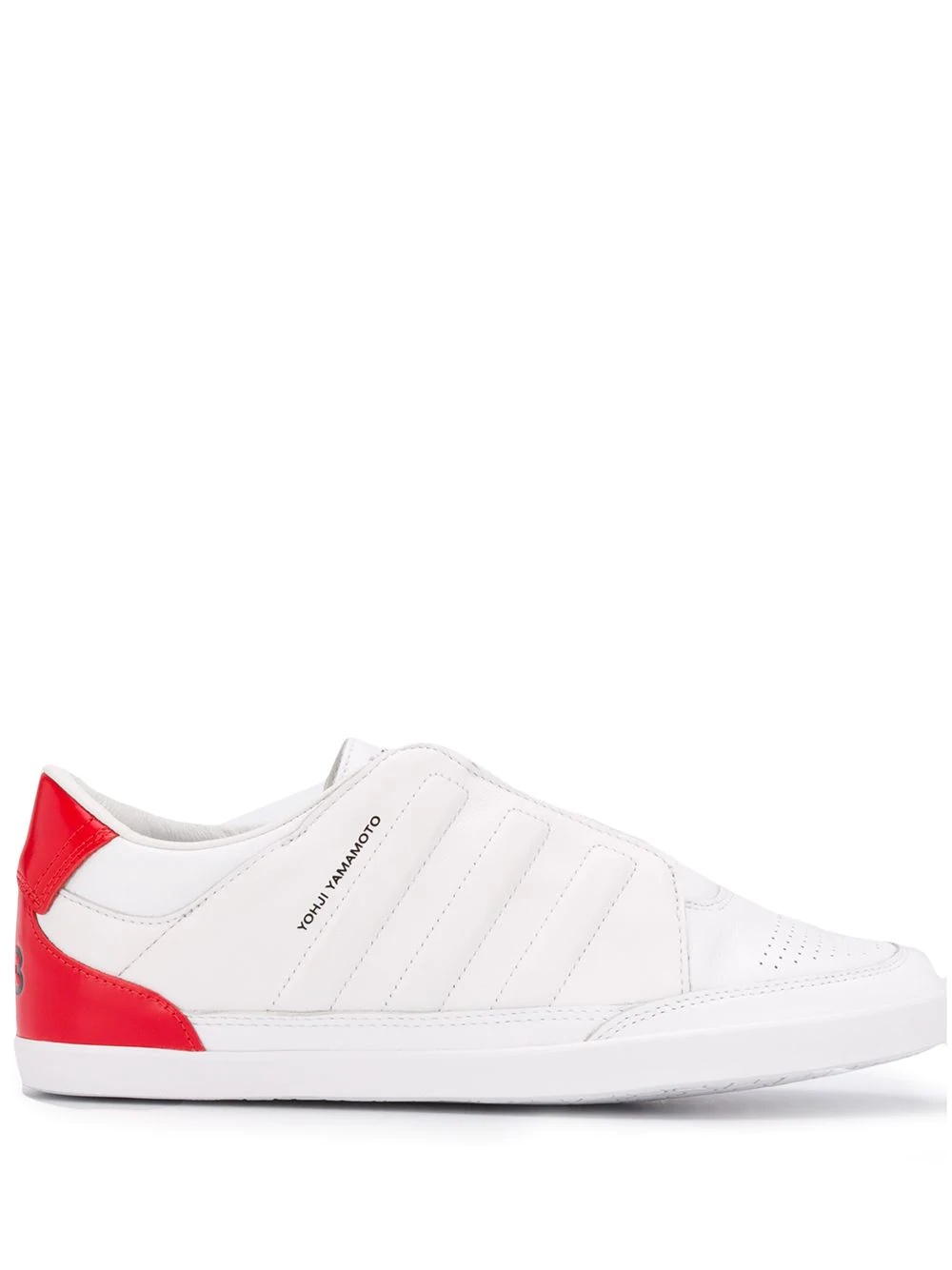 contrast heel-counter sneakers - 1