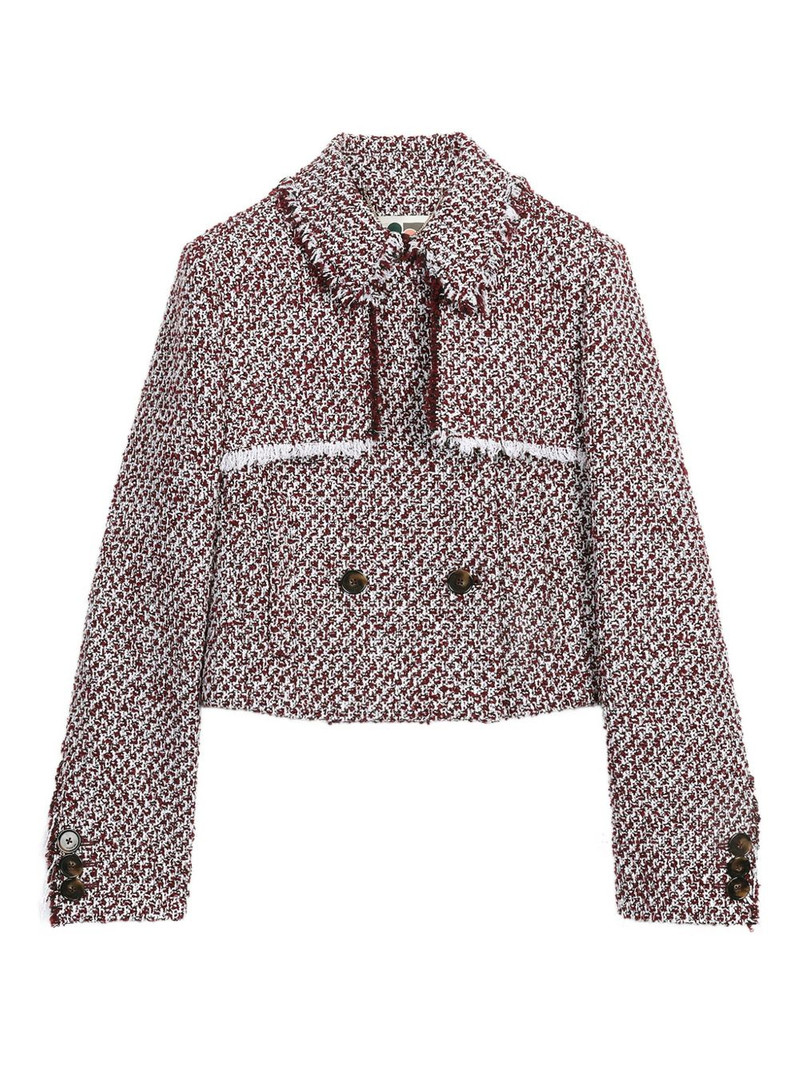 textured cropped jacket 1