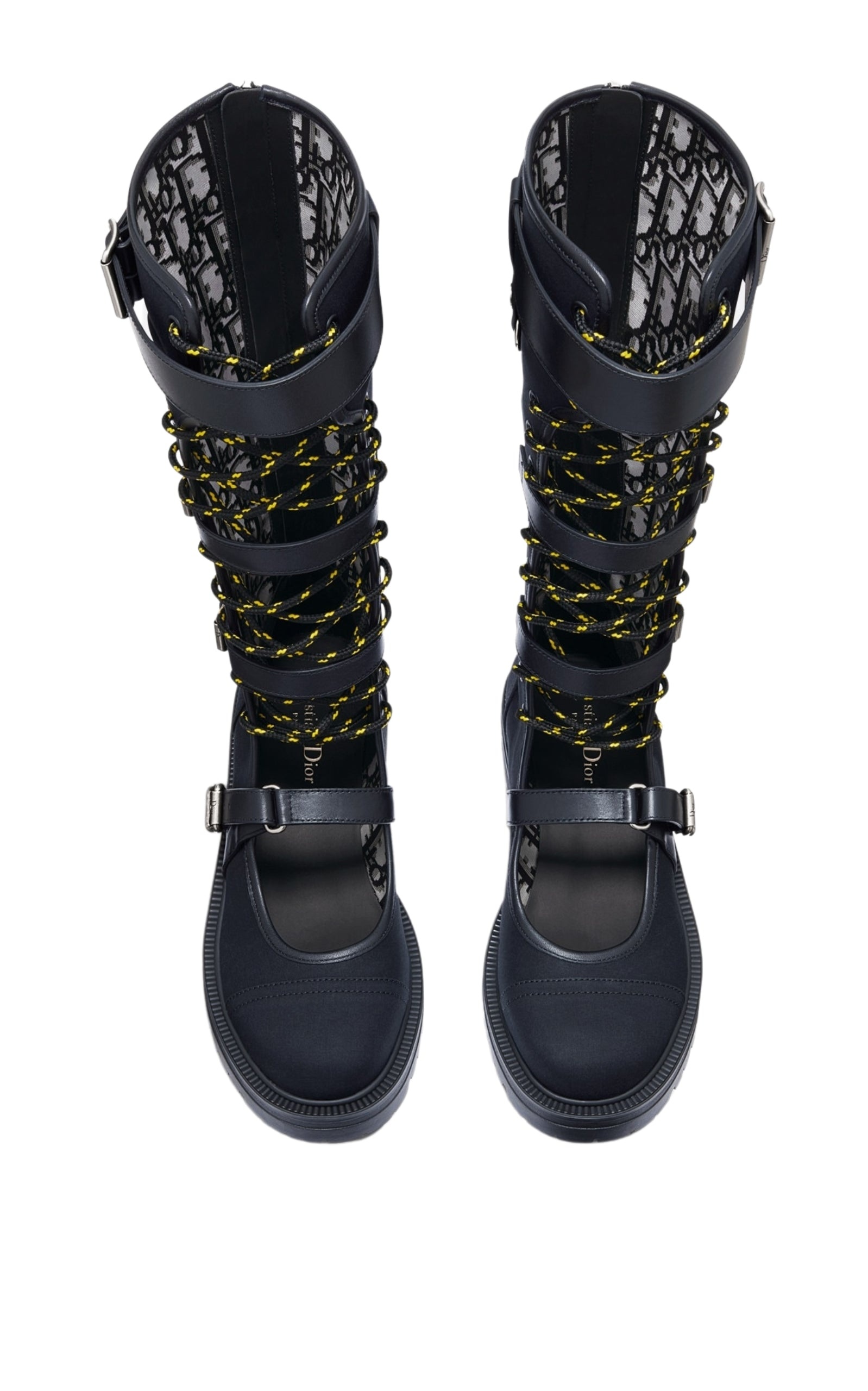 Dioranger Boots in Black Technical Fabric - 6