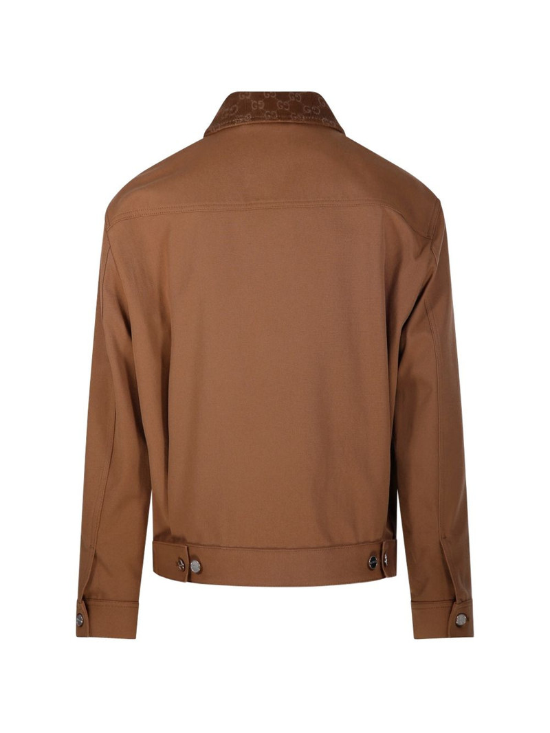 GUCCI monogram-pocket jacket outlook