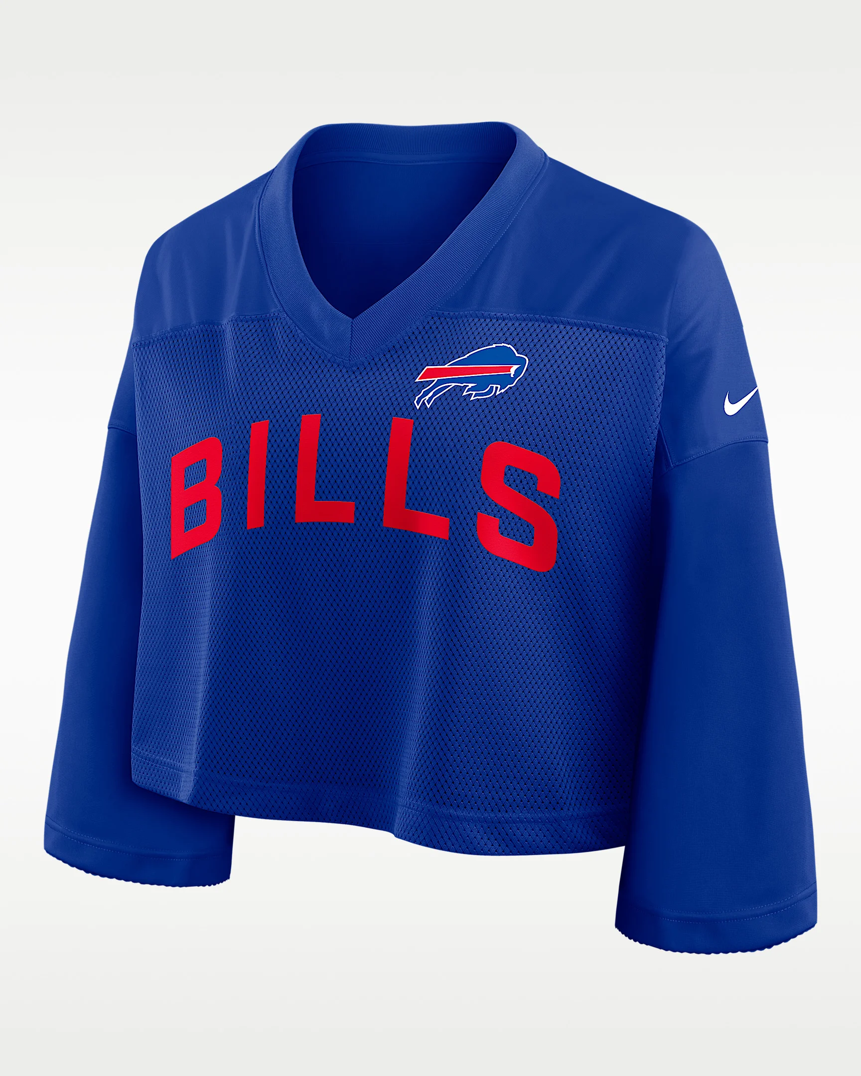 Buffalo Bills Wide Receiver Jersey Fashion Women's Nike Dri-FIT NFL Cropped Top - 1