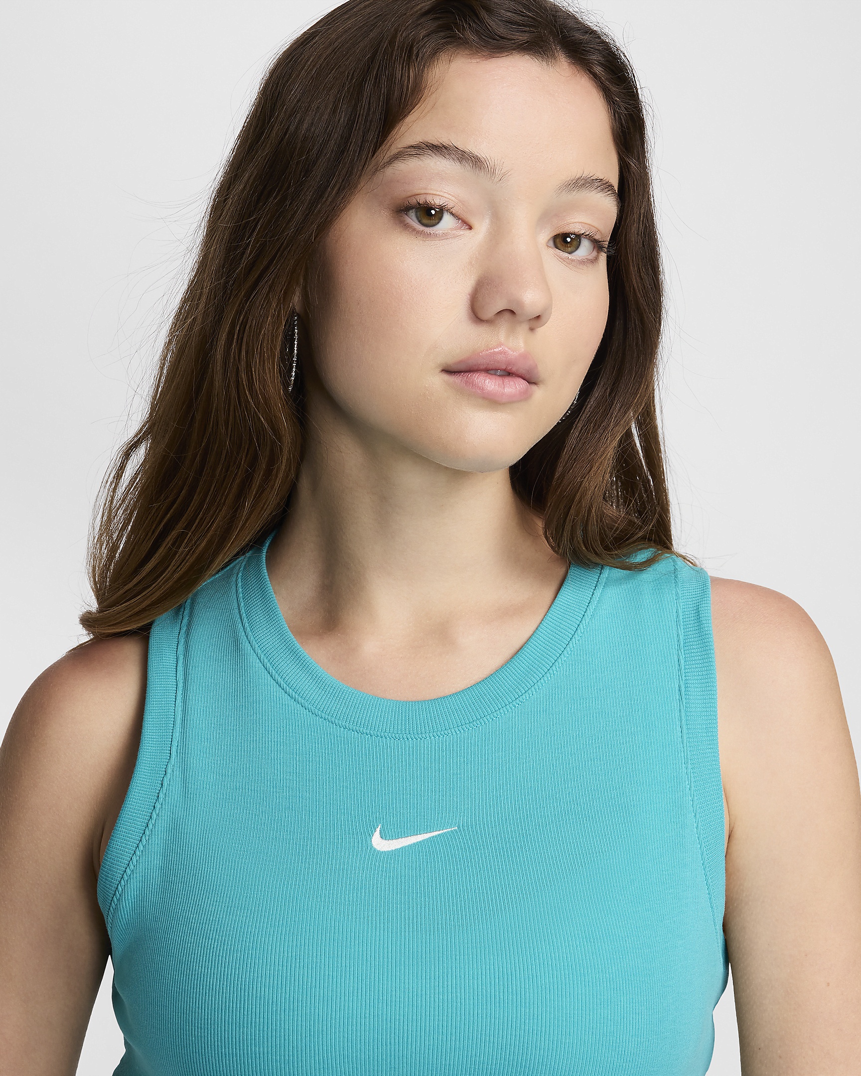 Nike Sportswear Chill Knit Women's Tight Cropped Mini-Rib Tank Top - 3