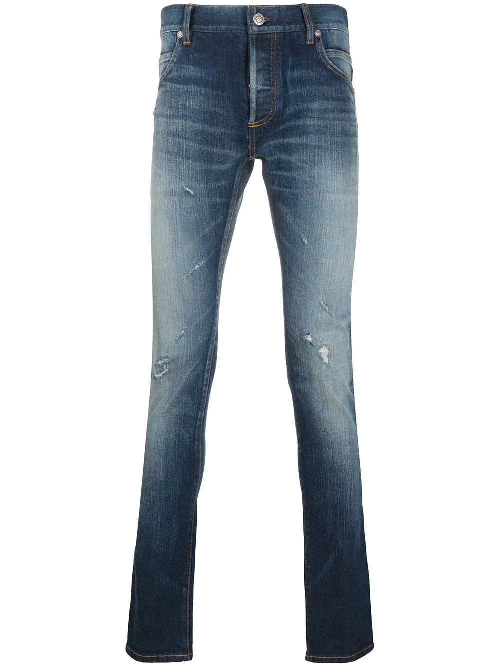 Selvedge skinny-fit jeans - 1