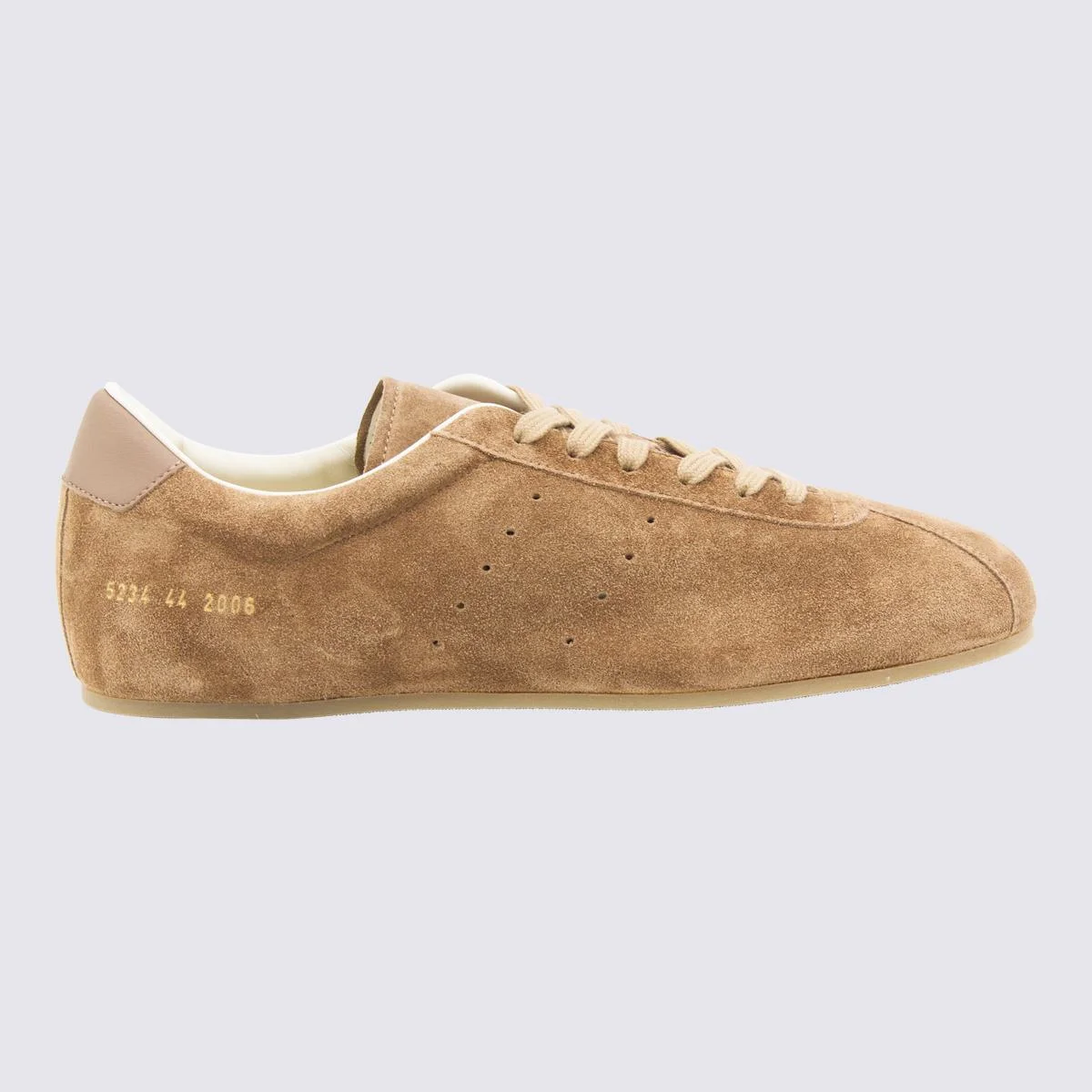 Common Projects Taupe Leather Sneakers - 1