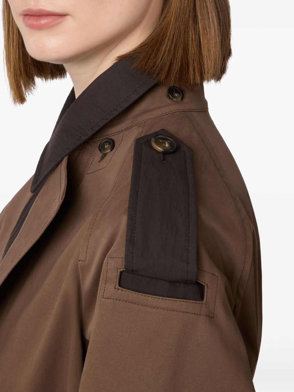 belted trench coat - 5
