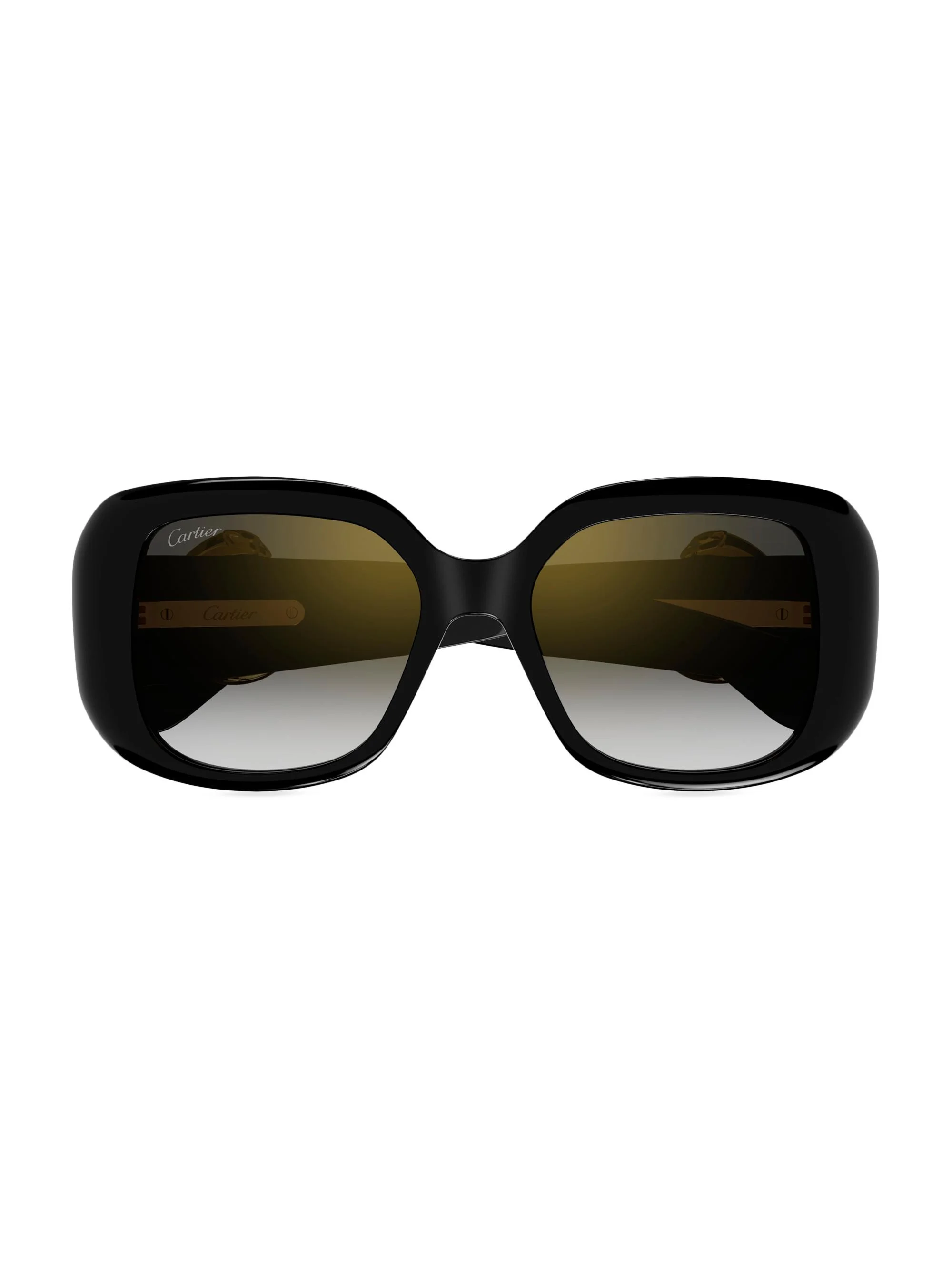 Women's 54MM Acetate Square Sunglasses - Black Grey Gradient - 1