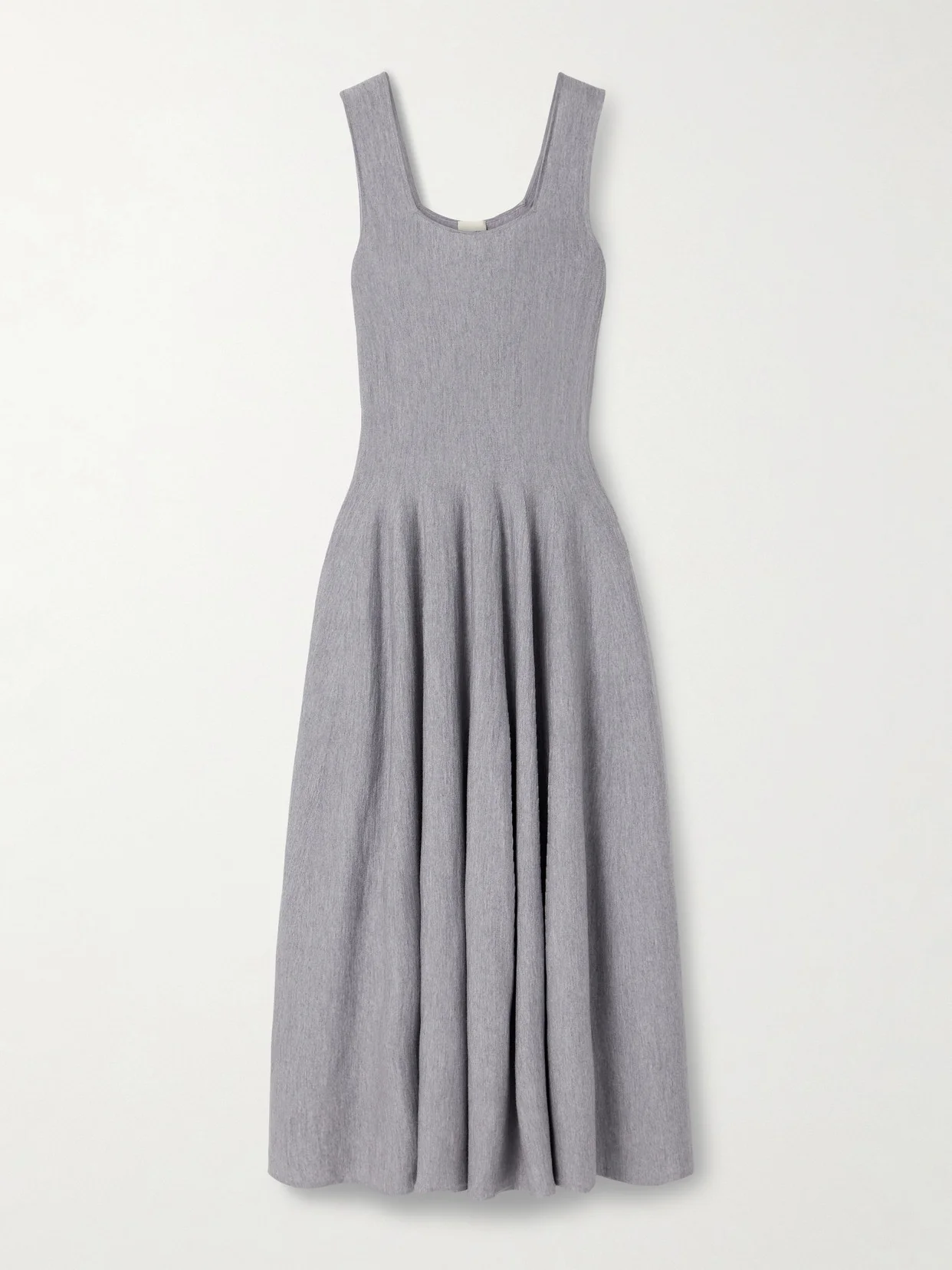 Jodie Pleated Wool Midi Dress - 1