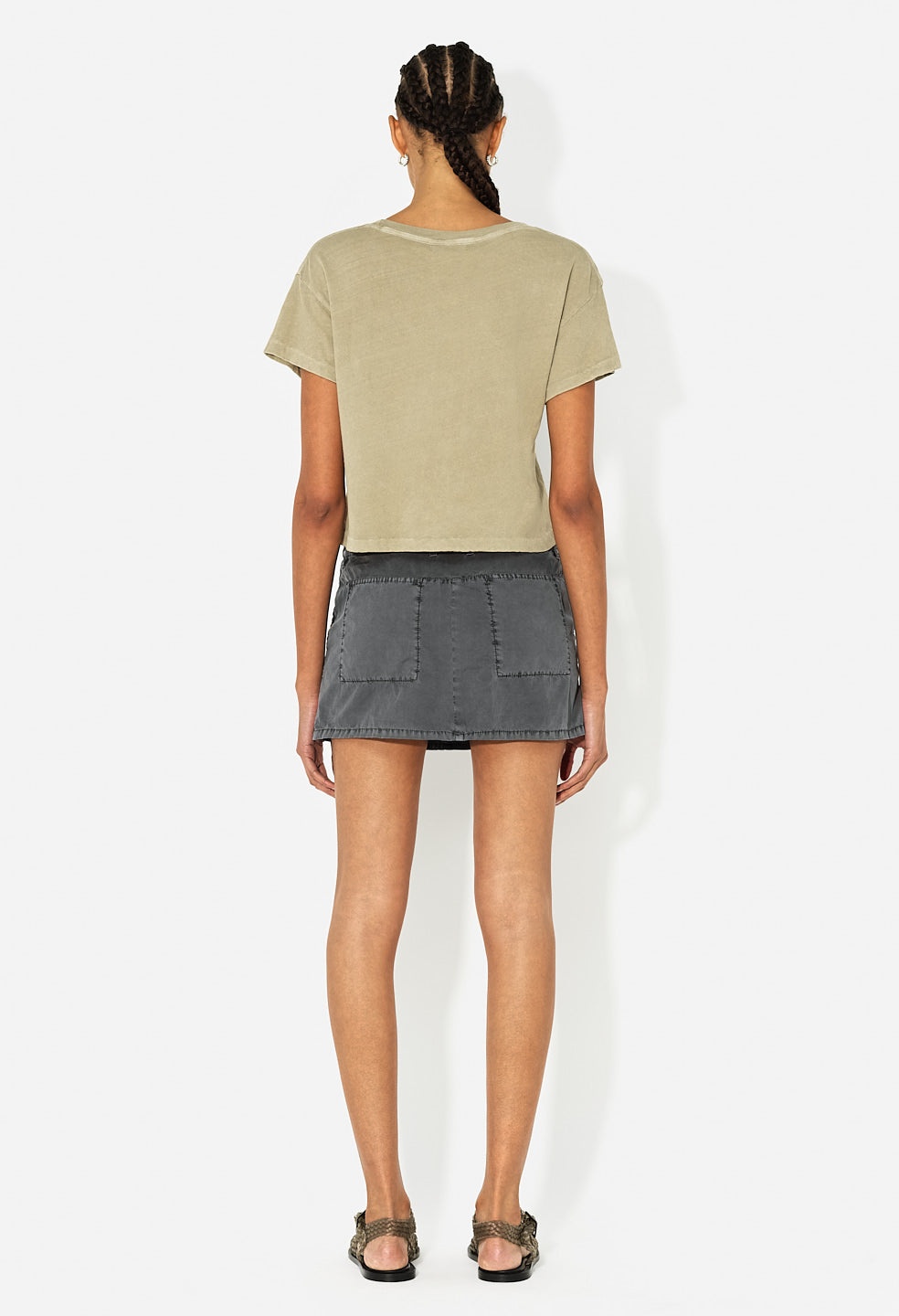 JERSEY CROPPED TEE - 4