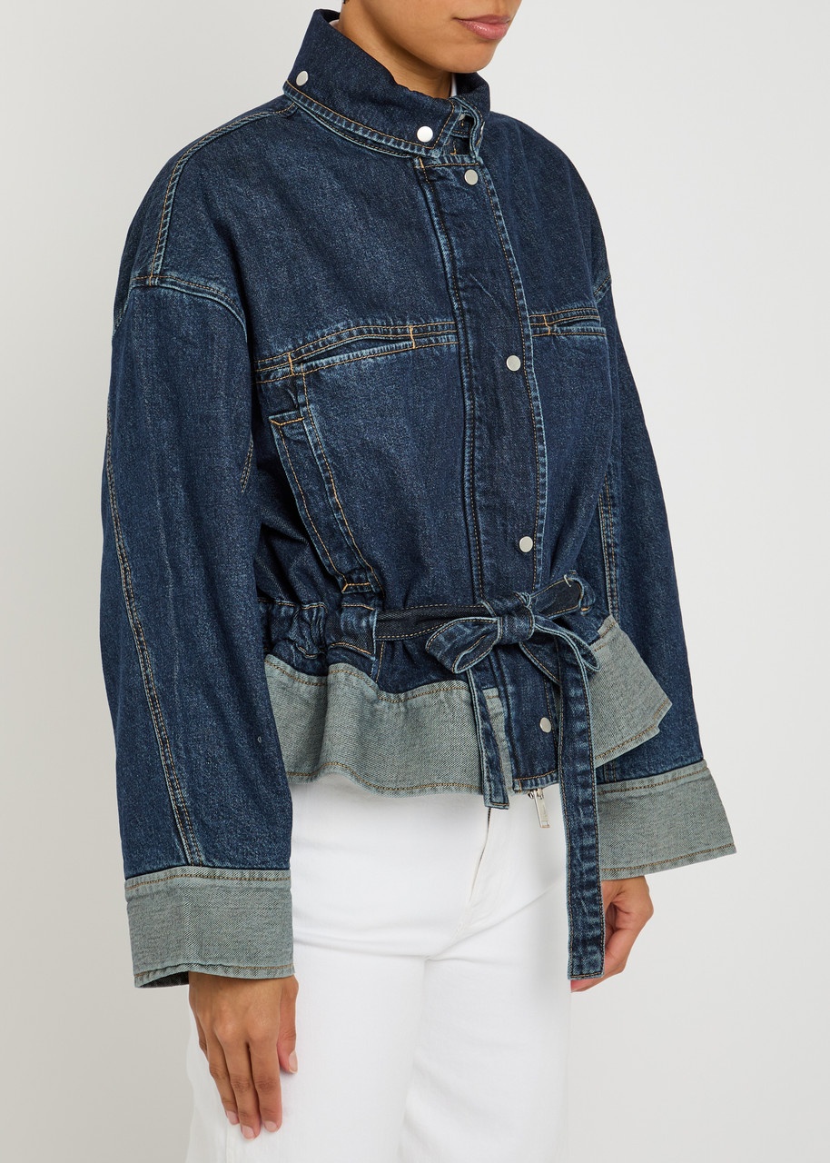 3.1 Phillip Lim Boxy Tie-waist Denim Jacket - 2