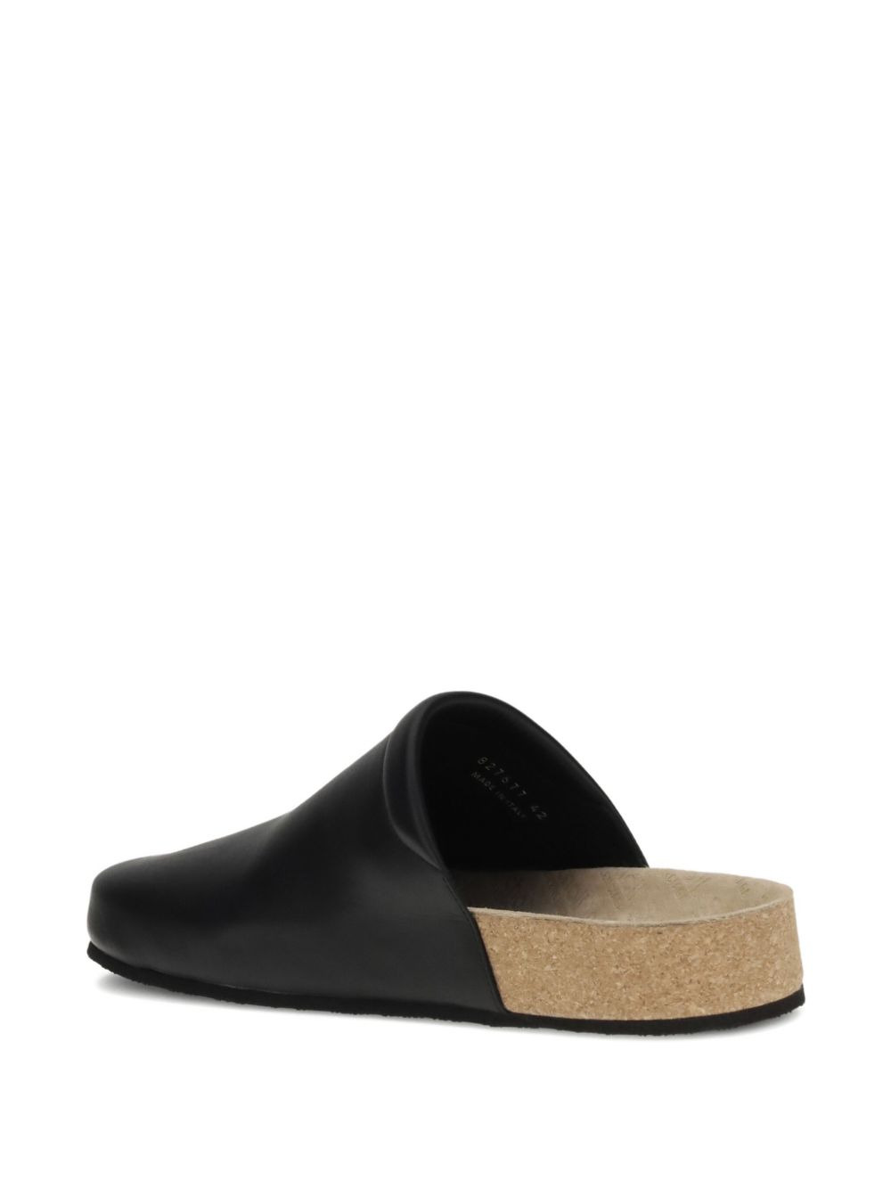 leather cork-sole mule - 4